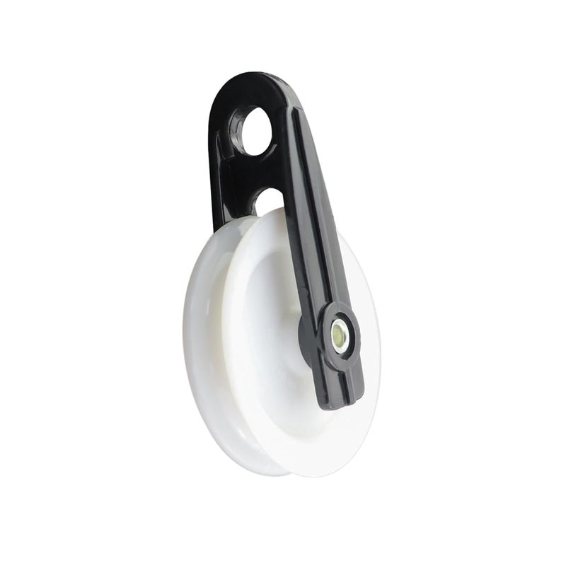 Gui Feng 4PCS Nylon Pulleys Clothesline Pulleys 2-1/2 Inch Diameter for Outdoor Pull Cords Clothes Pull Cord Pulley Kits Hanging Heavy Objects - Image 5